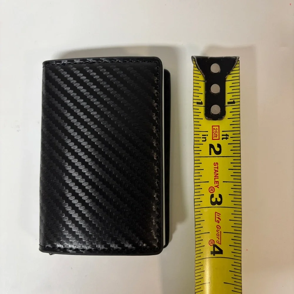 SIMPL Toggl Carbon Fiber Pop Up Card Holder Minimalist Wallet
